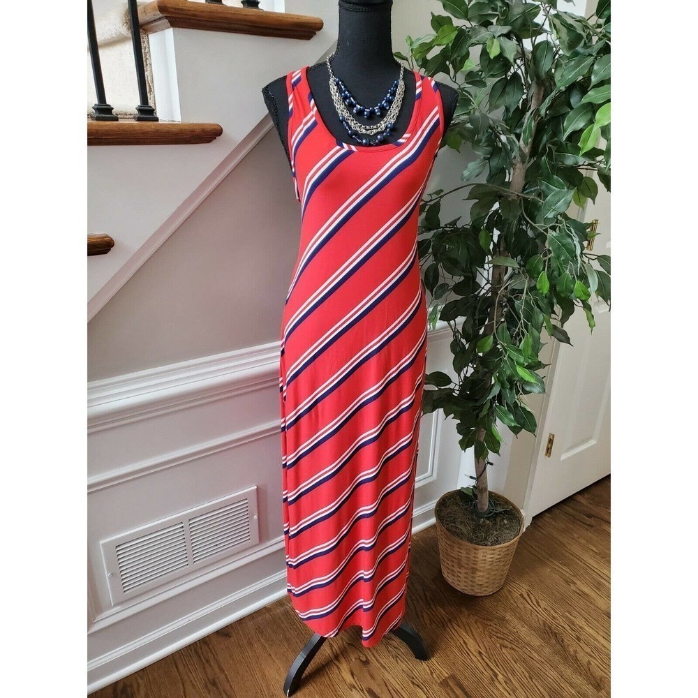 Audrey Lane Multicolor Sleeveless Maxi Dress L